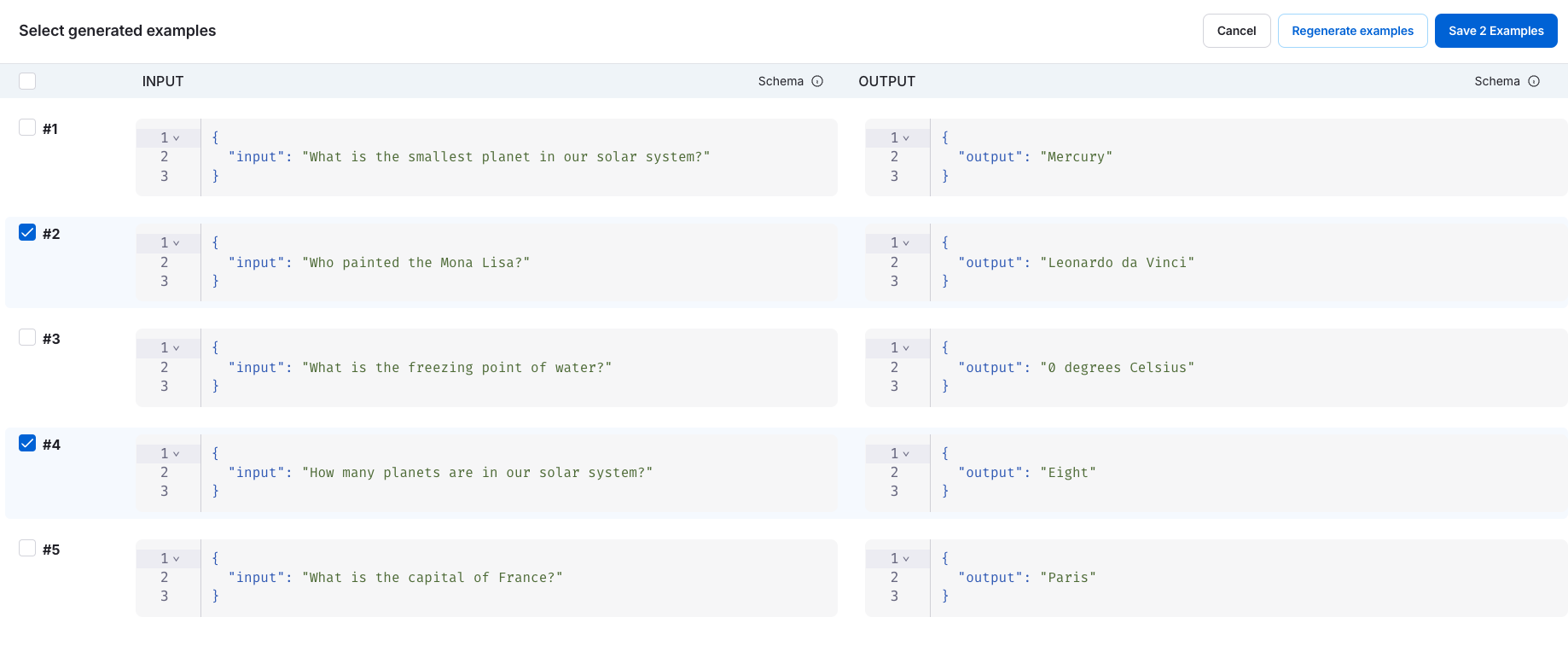 Generate Synthetic Examples